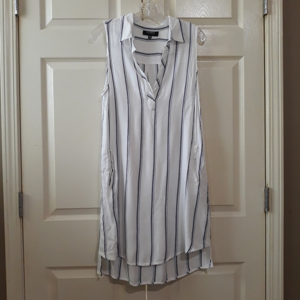Allen Schwartz | Julie Sleeveless Stripe Dress - Picture 3 of 8